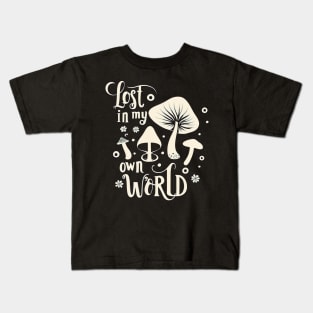 Lost In My Own World Kids T-Shirt